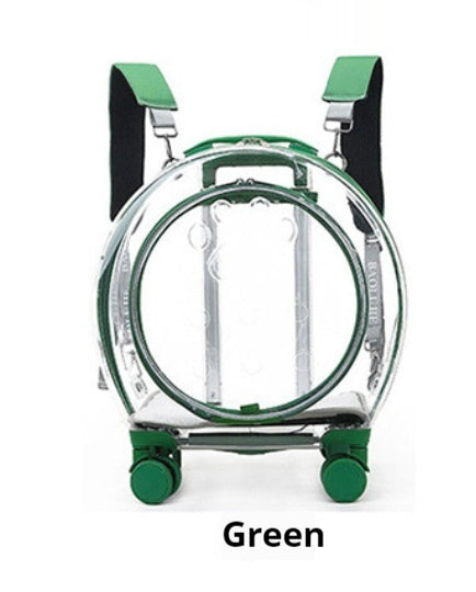 Dog Transparent Trolley Bag Space Capsule