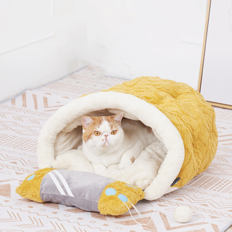 Warm Semi-enclosed Cat Litter Pet Supplies