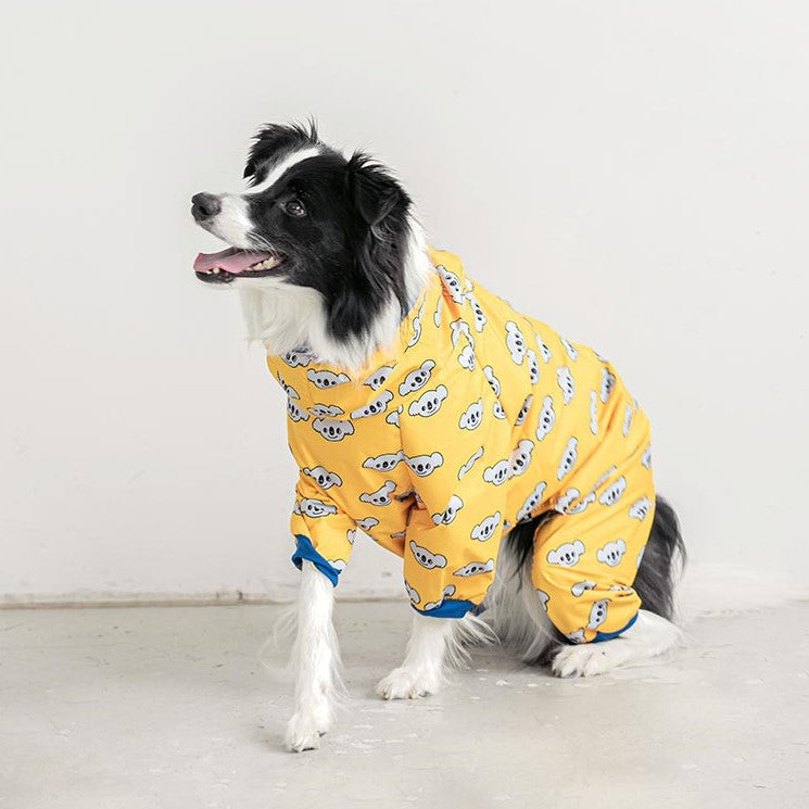 Four-legged Raincoat Dog Hooded Raincoat