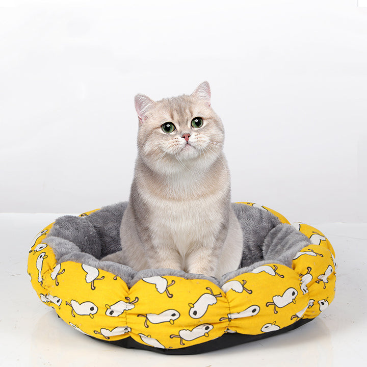 Cats Calming Donut Bed For Puppy