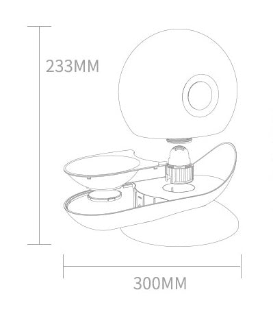 Cat drinking fountain filtering automatic drinking fountain