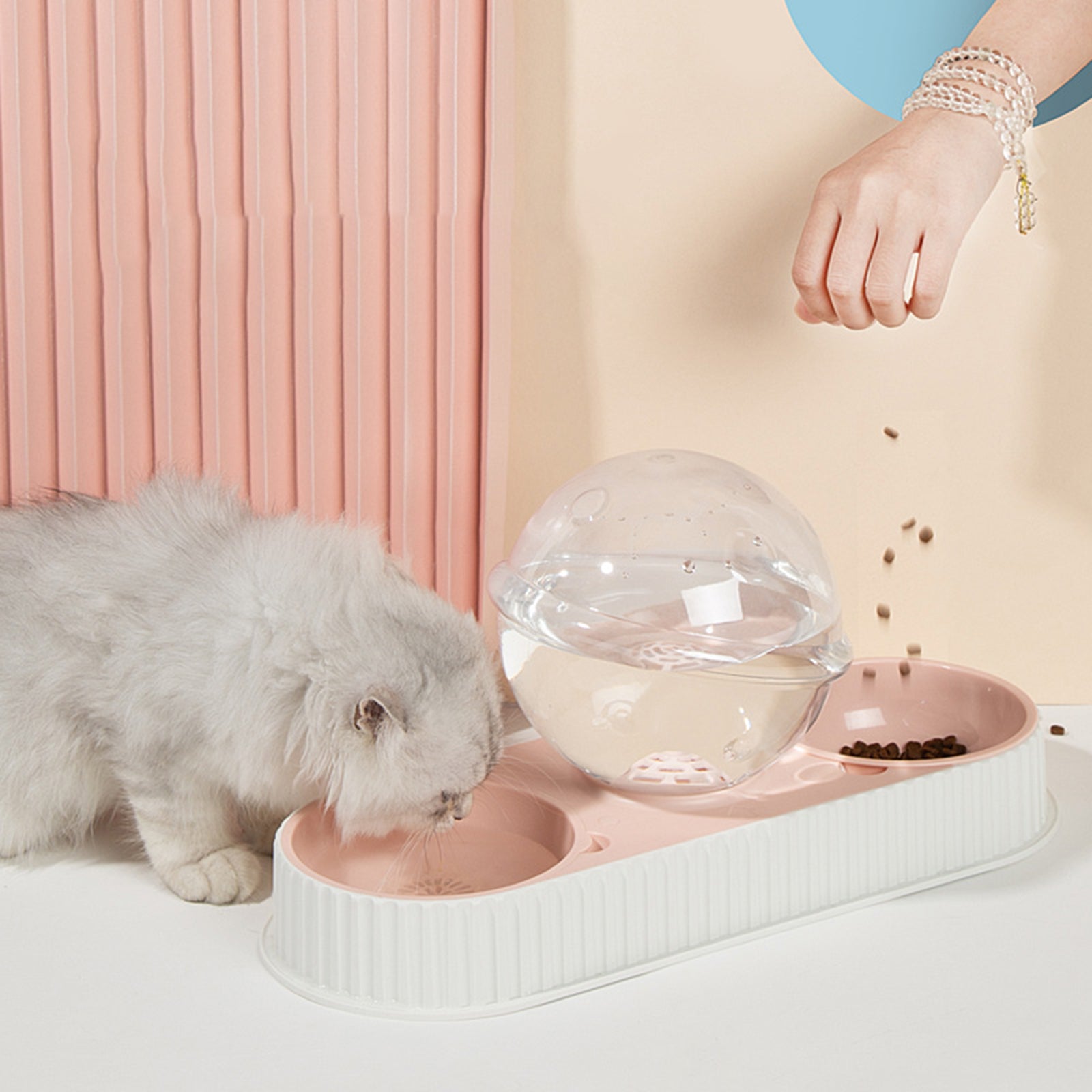 Plastic Pet Feeding Drinkers Dog Automatic