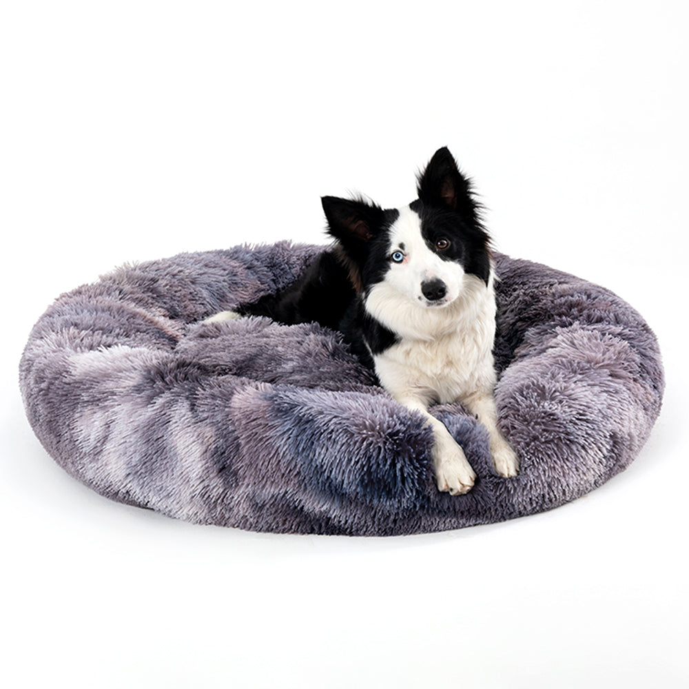 Fluffy Donut Dog Bed  Warm Soft