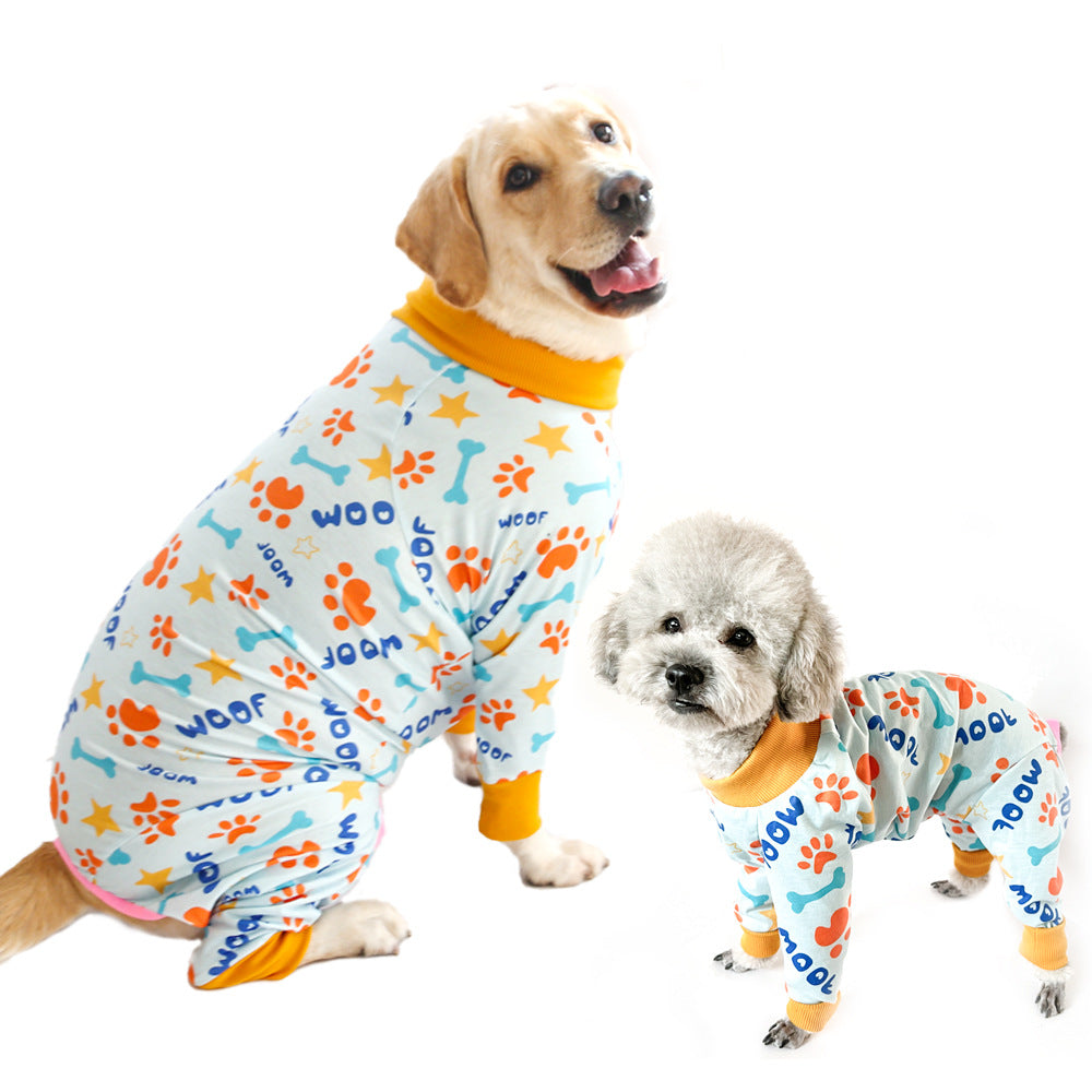 Dog Four-legged Clothes Pet Clothing Cute Print