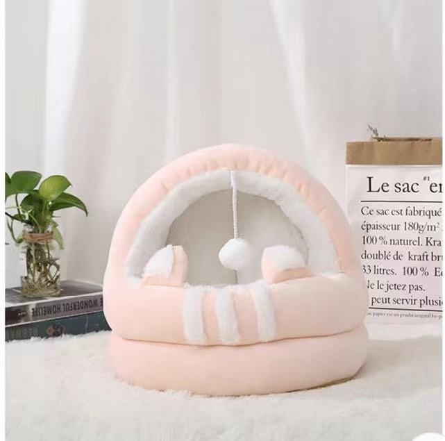 Cat Nest Bed Semi-Enclosed Cat Nest