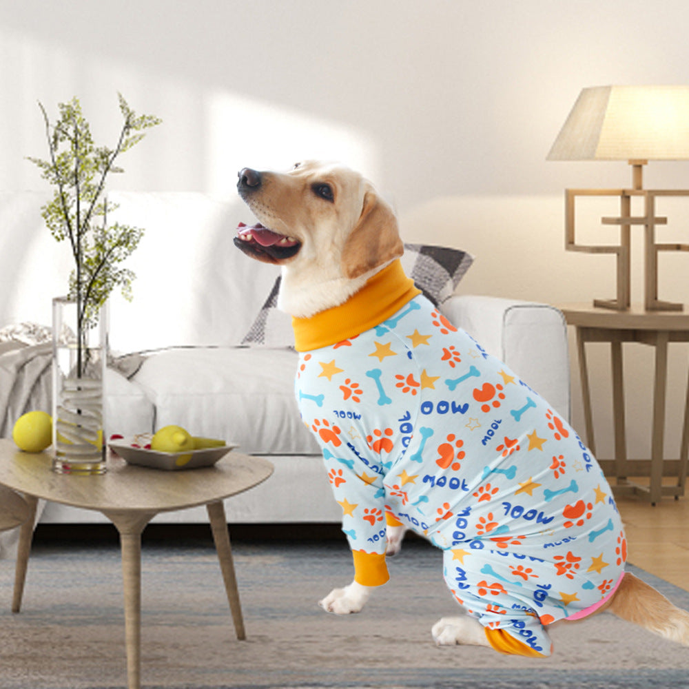 Dog Four-legged Clothes Pet Clothing Cute Print