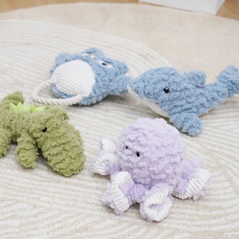 Plush Dog Toy Animals Shape Bite