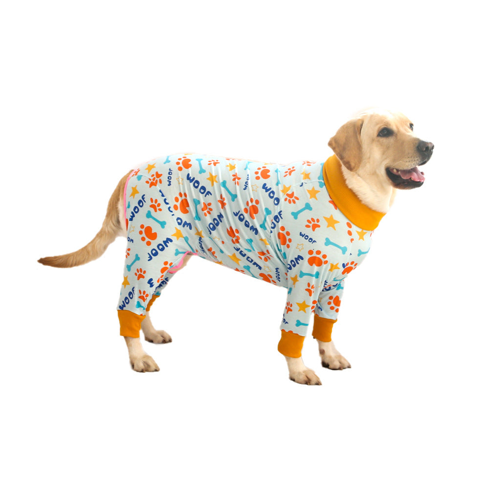Dog Four-legged Clothes Pet Clothing Cute Print