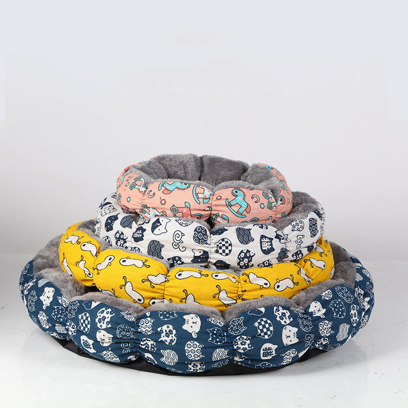 Cats Calming Donut Bed For Puppy