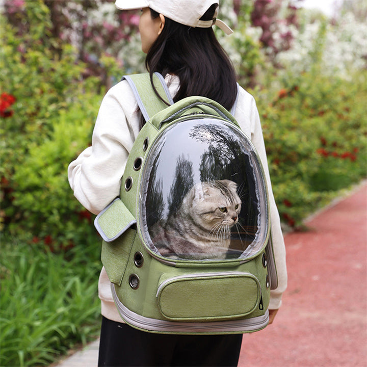 Portable Cat Backpack Transparent Space