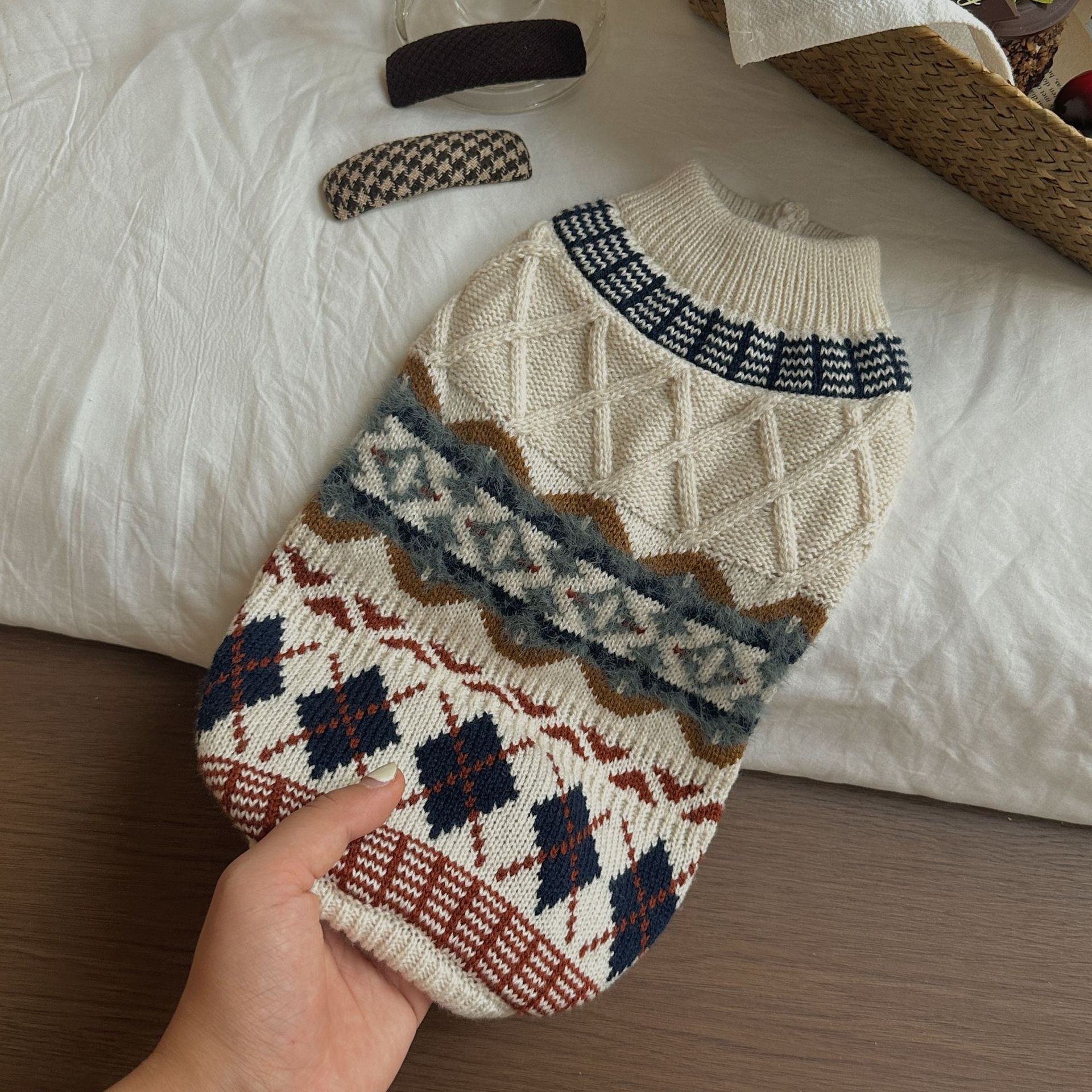 Winter Pet Sweater Dog Clothes