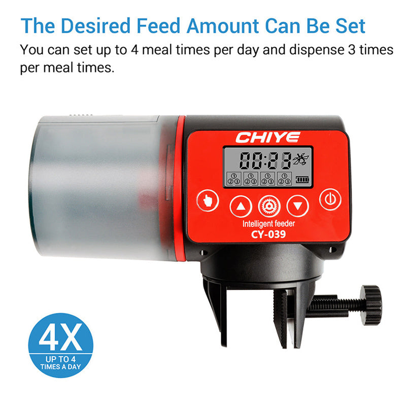 Intelligent Timing Automatic Fish Tank Feeder