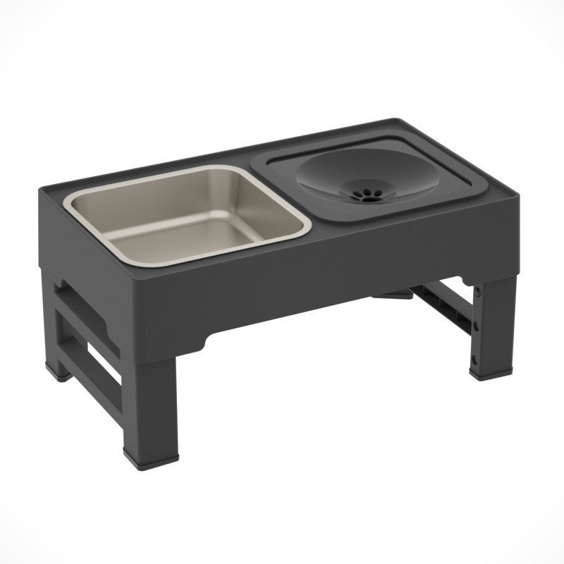 Pet Lifting Table Foldable Dog Drinking Bowl